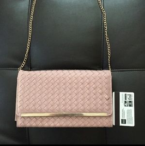 Blush pink Cross body clutch